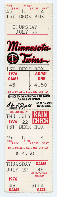 Game #494 (Jul 22, 1976)