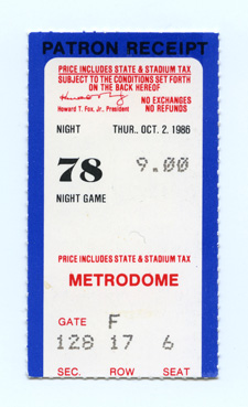 Game #1826 (Oct 2, 1986)