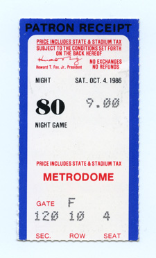Game #1827 (Oct 4, 1986)
