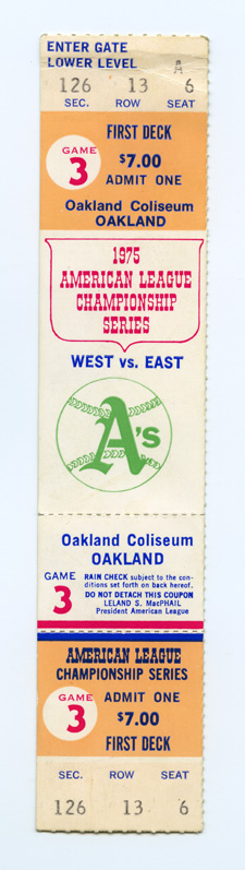 Post Season Game (Oct 7, 1975)