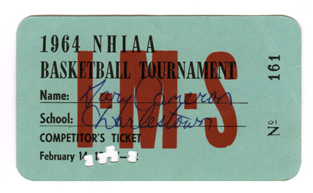 NEW HAMPSHIRE BASKETBALL TOURNAMENT 1964 #