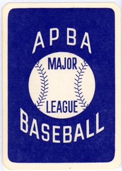 APBA BASEBALL 1972 #