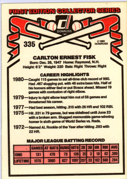 DONRUSS 1981 ##335