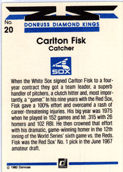 DONRUSS 1982 ##20