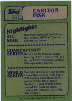 TOPPS 1982 ##111