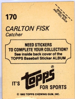 TOPPS 1982 ##170