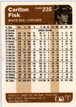 FLEER 1983 ##235