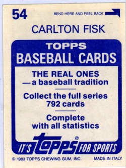 TOPPS 1983 ##54