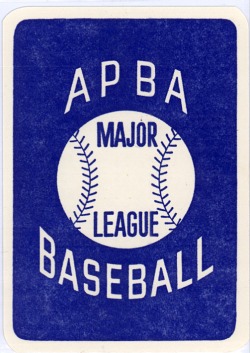 APBA BASEBALL 1984 #