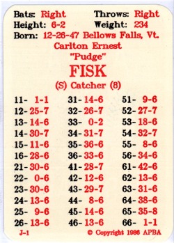 APBA BASEBALL 1985 #