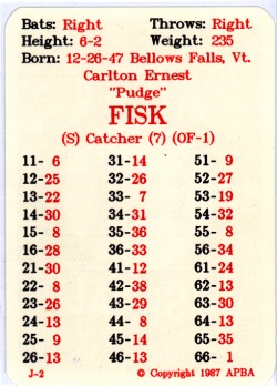 APBA BASEBALL 1986 #