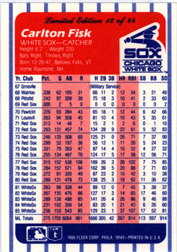 FLEER 1986 ##12