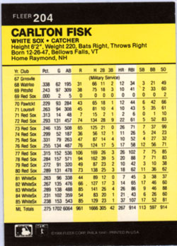 FLEER 1986 ##204