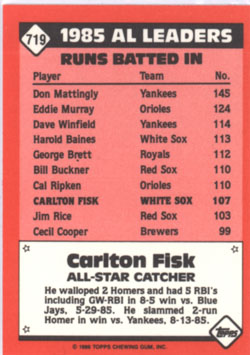 TOPPS 1986 ##719