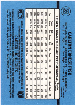 DONRUSS 1988 ##260