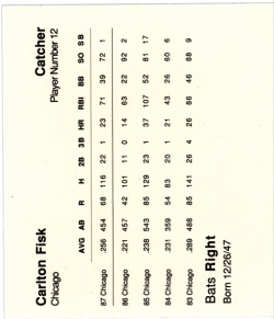 STARTING LINEUP 1988 ##12