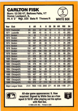 DONRUSS 1990 ##5