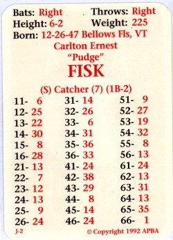 APBA BASEBALL 1991 #