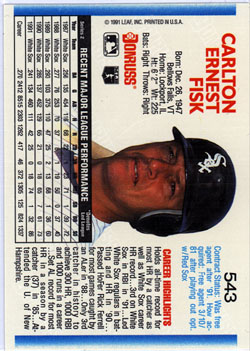 DONRUSS 1992 ##543