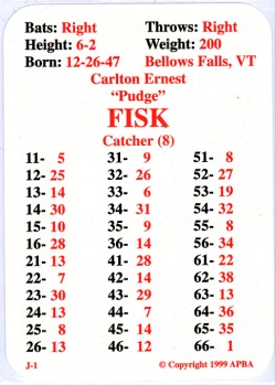 APBA BASEBALL 1999 #