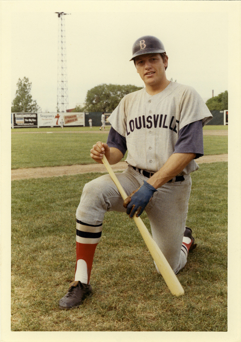 Fisk with the Louisville Colonels in 1971