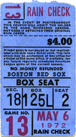 Game #25 (May 6, 1972)