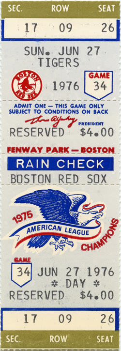 Game #474 (Jun 27, 1976)