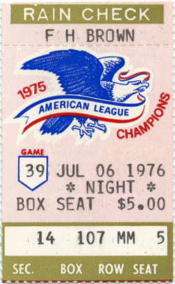 Game #481 (Jul 6, 1976)