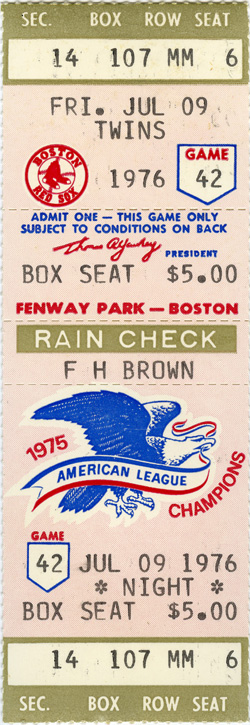 Game #484 (Jul 9, 1976)