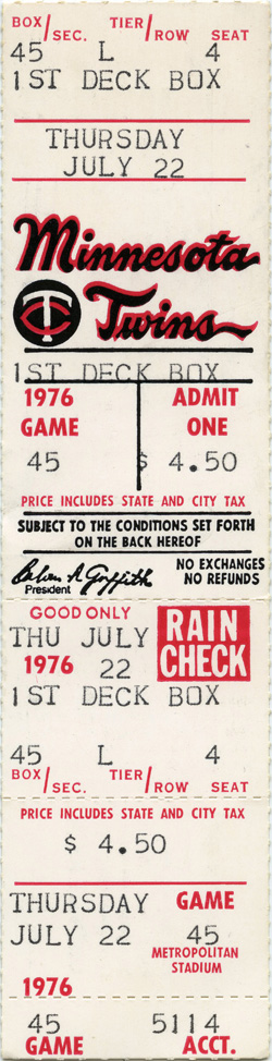 Game #494 (Jul 22, 1976)