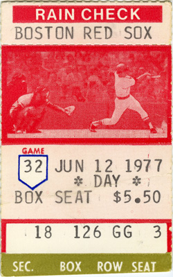 Game #600 (Jun 12, 1977)