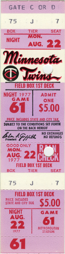 Game #662 (Aug 22, 1977)