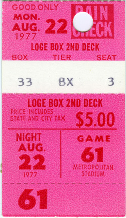 Game #662 (Aug 22, 1977)