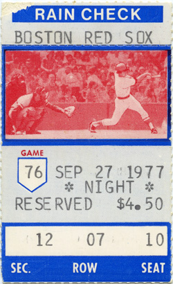 Game #695 (Sep 27, 1977)