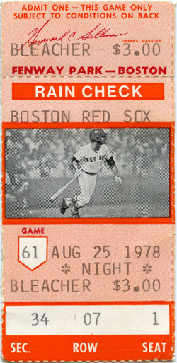 Game #819 (Aug 25, 1978)