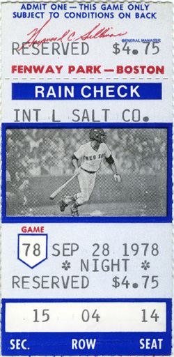 Game #852 (Sep 28, 1978)