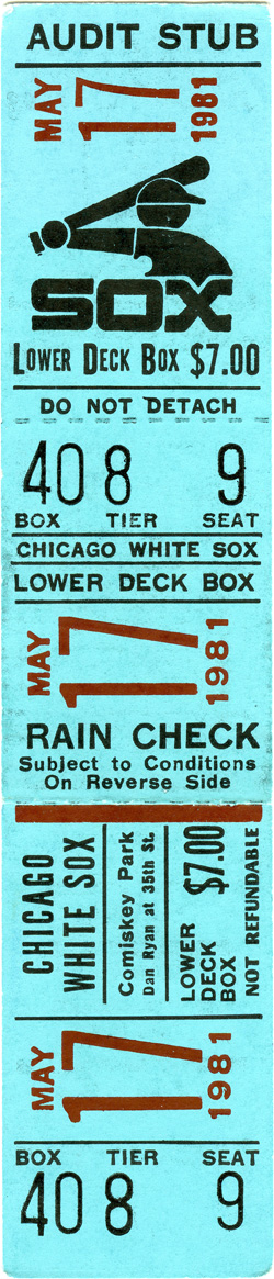 Game #1103 (May 17, 1981)