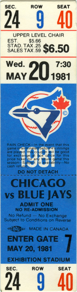 Game #1106 (May 20, 1981)