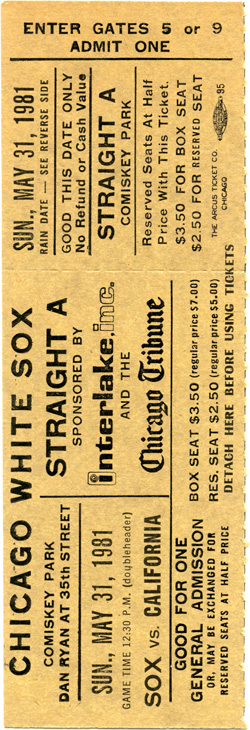 Game #1114 (May 31, 1981)