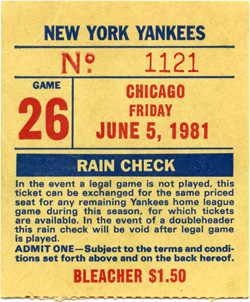 Game #1118 (Jun 5, 1981)