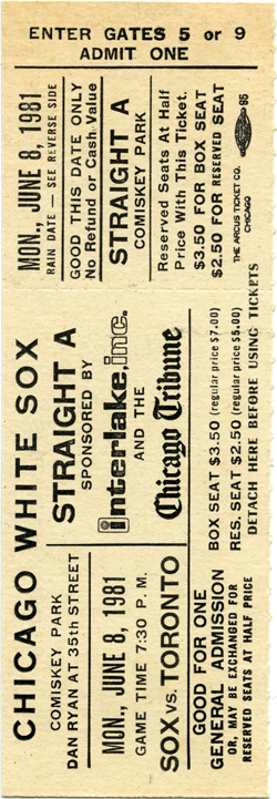 Game #1121 (Jun 8, 1981)