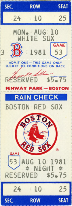 Game #1125 (Aug 10, 1981)