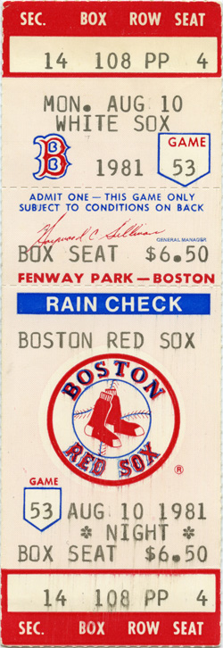 Game #1125 (Aug 10, 1981)