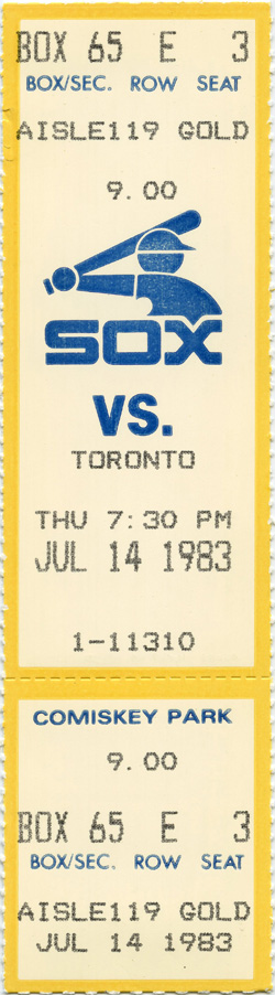 Game #1380 (Jul 14, 1983)