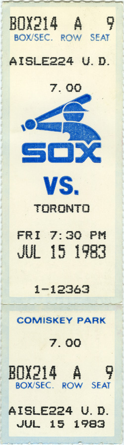 Game #1381 (Jul 15, 1983)