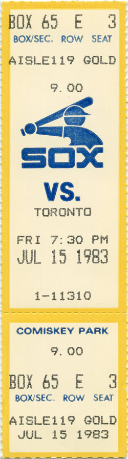 Game #1381 (Jul 15, 1983)