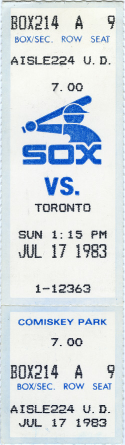 Game #1383 (Jul 17, 1983)