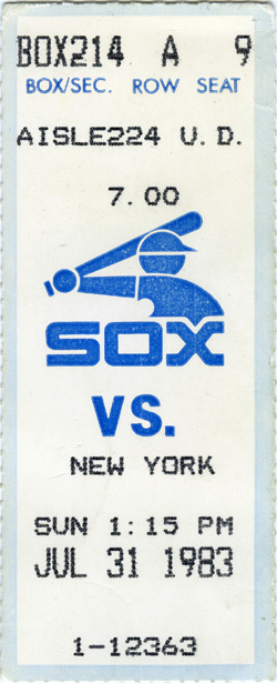 Game #1397 (Jul 31, 1983)