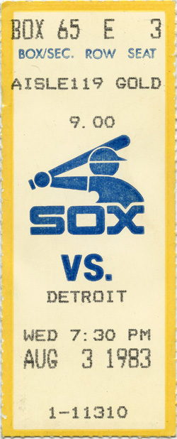 Game #1400 (Aug 3, 1983)