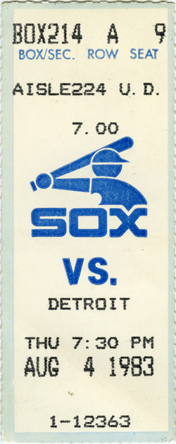 Game #1401 (Aug 4, 1983)